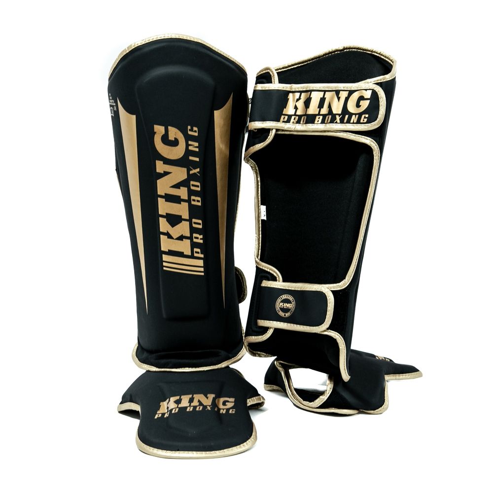 Chrániče holení King Pro boxing Revo 6 - černá/zlatá, KPB/SG REVO-6