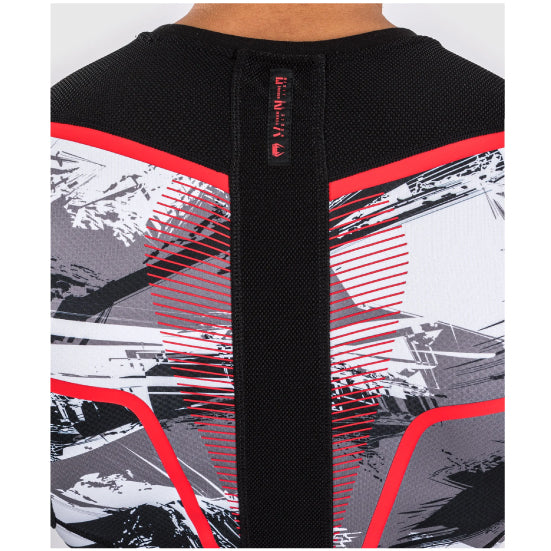 Venum rashguard Electron 3.0 - šedá/červená, VENUM-04551-618