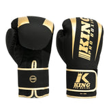 King Pro Boxing boxerské rukavice Revo 6 - černá/zlatá