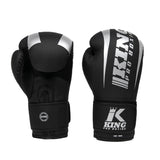 King Pro Boxing boxerské rukavice Revo 7 - černá/stříbrná