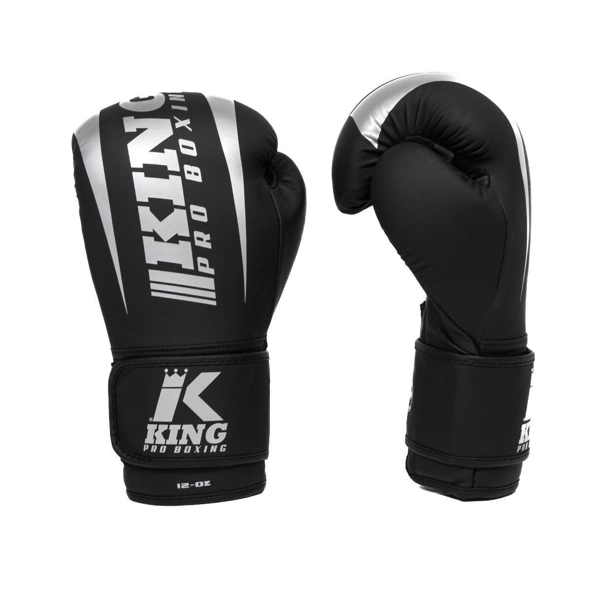 King Pro Boxing boxerské rukavice Revo 7 - černá/stříbrná