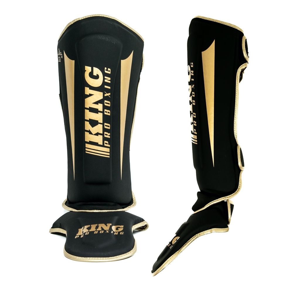 Chrániče holení King Pro boxing Revo 6 - černá/zlatá, KPB/SG REVO-6