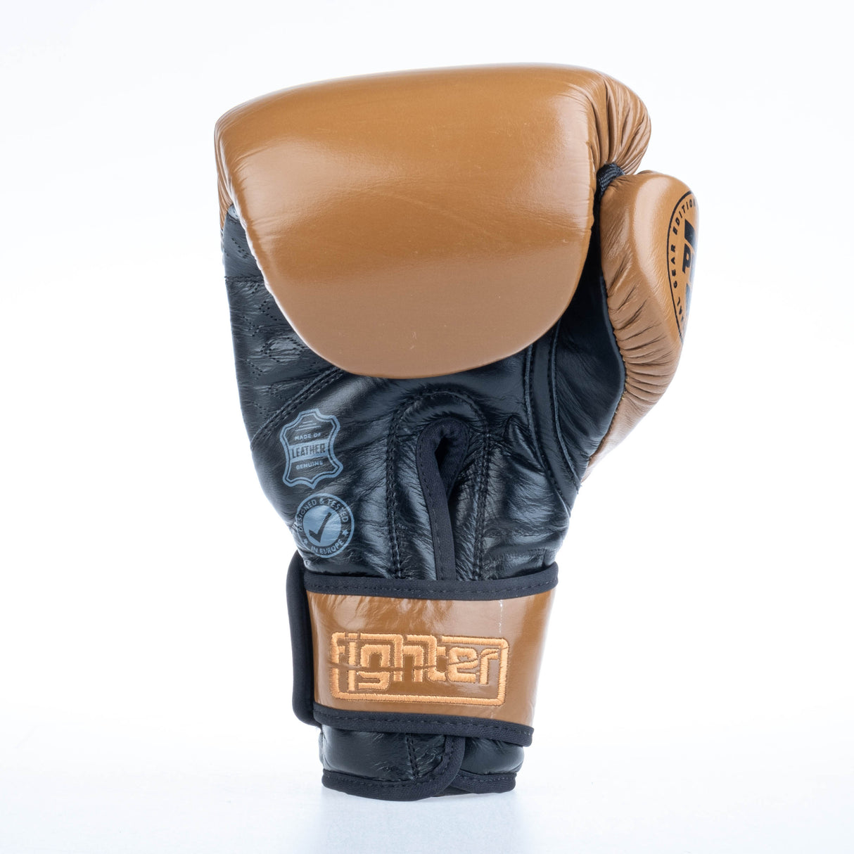 Boxerské rukavice Fighter Pro - hnědá, FBG-PRO-003