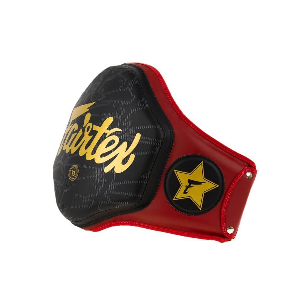 Booster x Fairtex lapa na tělo pro trenéry, černá/červená, FXB BP WINE RED