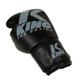 King Pro Boxing boxerské rukavice Platinum 7 - černá/šedá, KPB/BG PLATINUM 7