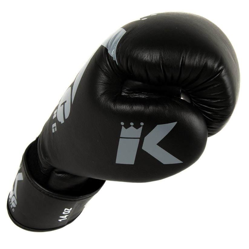 King Pro Boxing boxerské rukavice Platinum 7 - černá/šedá, KPB/BG PLATINUM 7