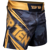 Top Ten MMA trenky Black Force Camo - černá/zlatá, 18154-99