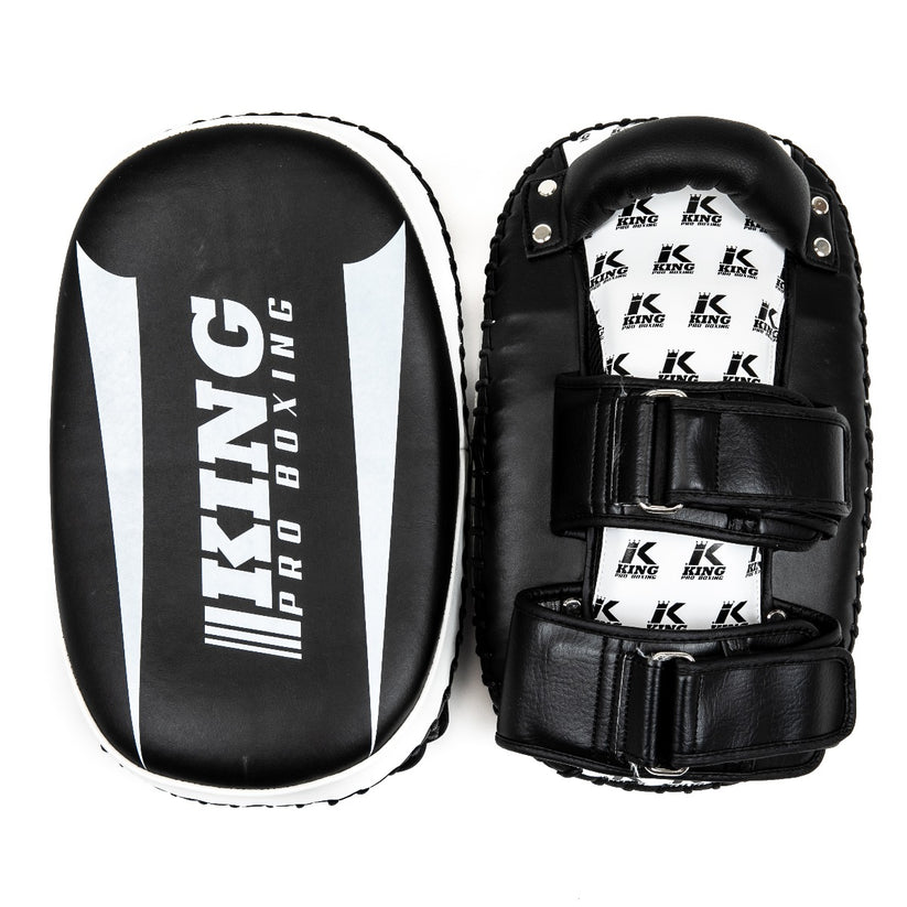 King Pro Boxing boxerské lapy - černá/bílá, KPB/REVO KP