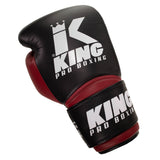 King Pro Boxing boxerské rukavice Star 10 - černá/červená, KPB/BG Star 10