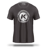 Tréninkové triko King Pro Boxing - šedá, KPB Logo Grey