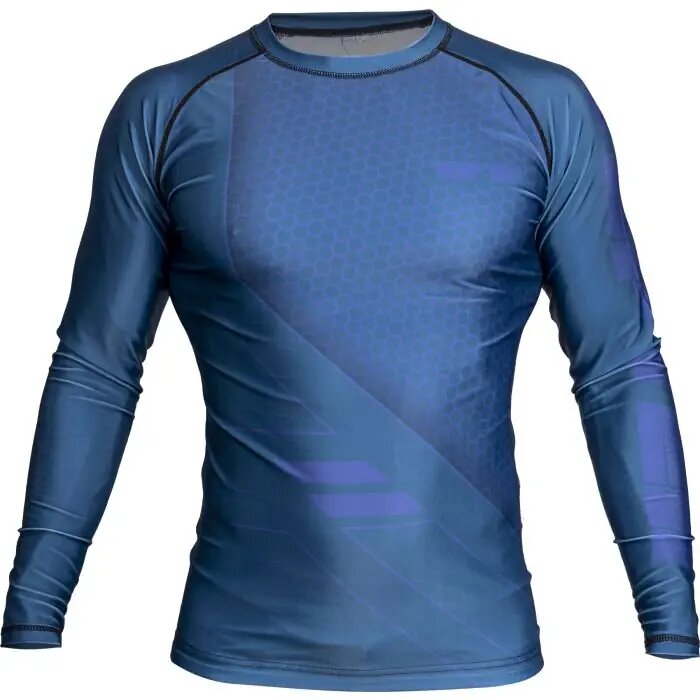 Top Ten rashguard s dlouhým rukávem "COMBat" - modrá, 14124