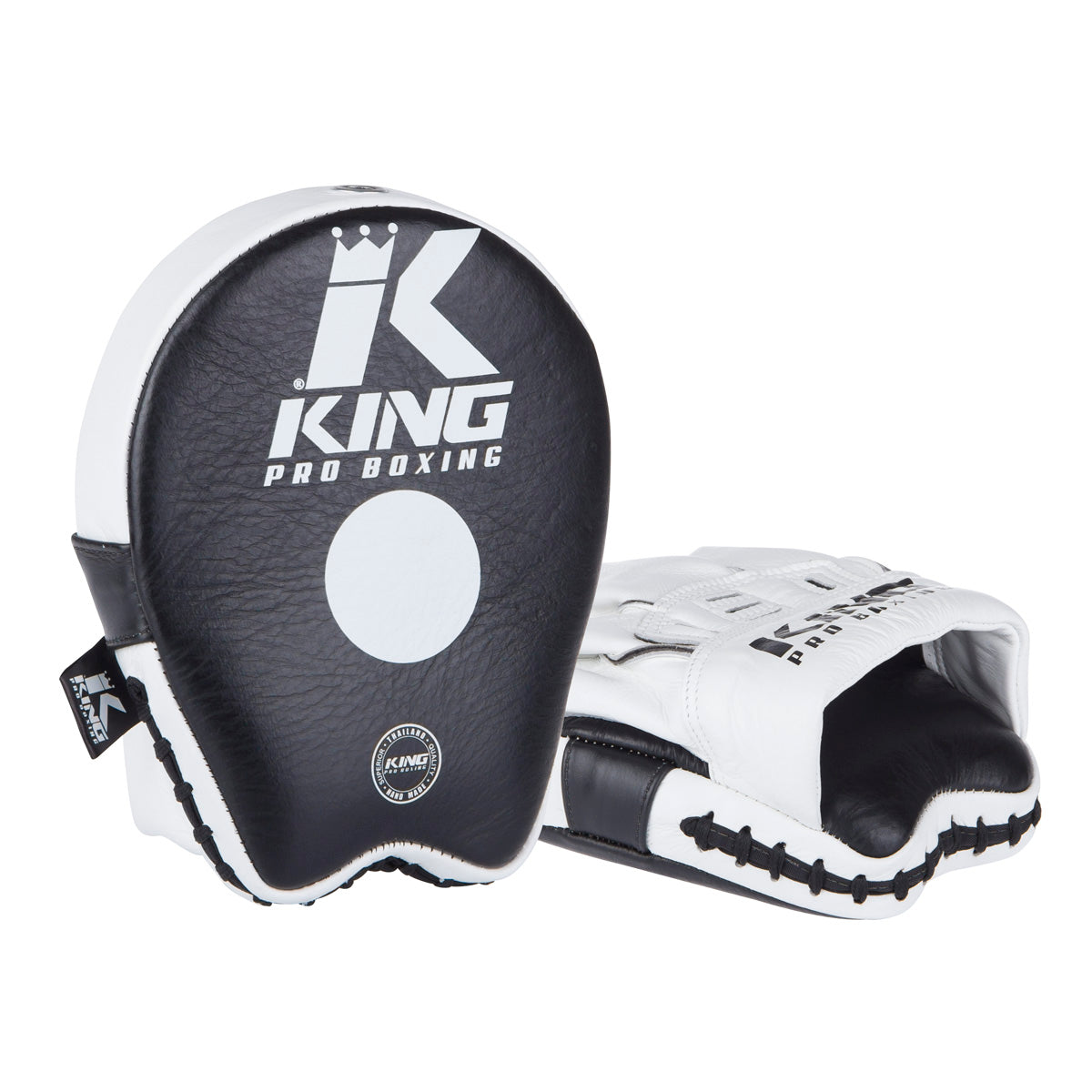 King Pro Boxing malé boxerské lapy - černá/bílá, KPB/BP-BLK/WHT