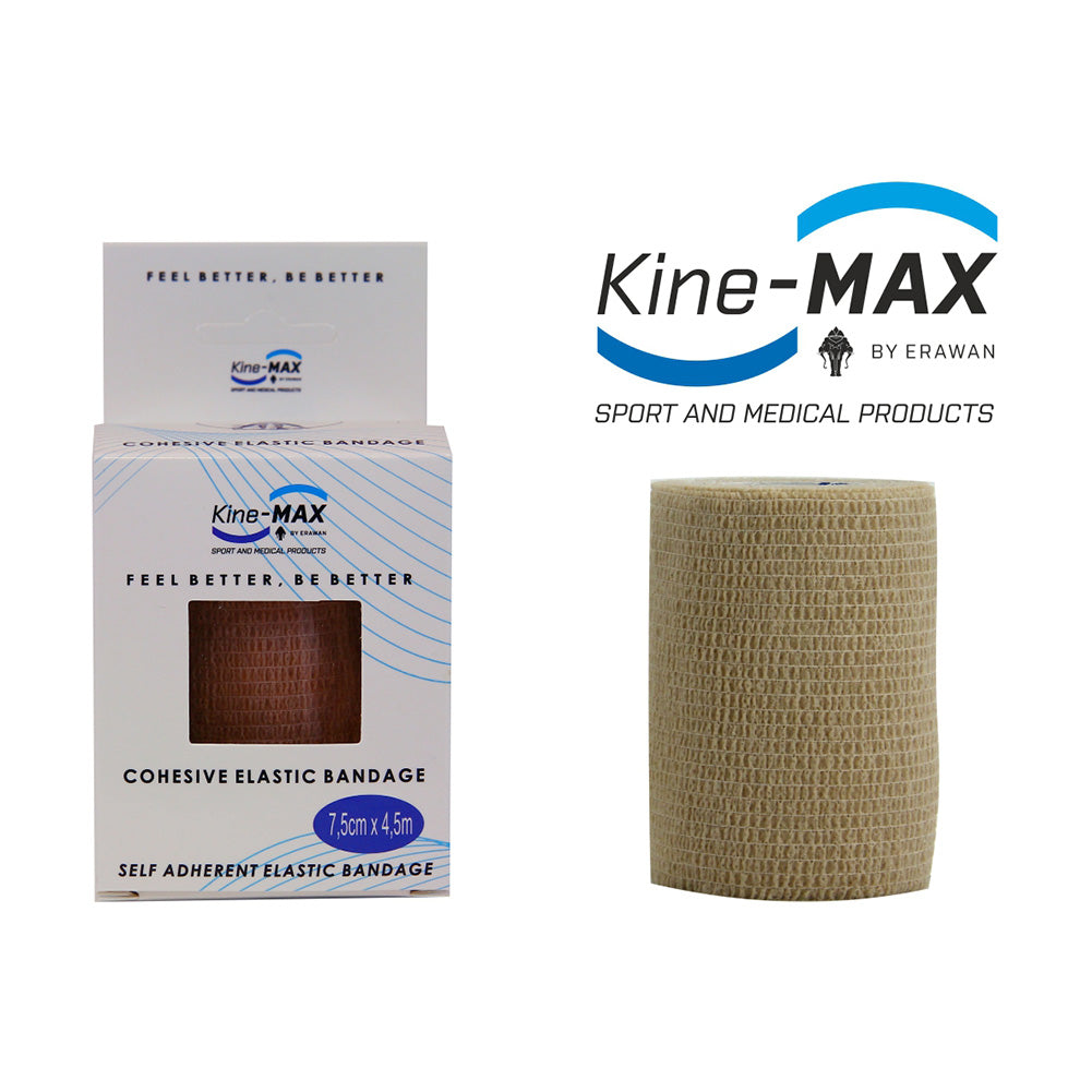 Kine-MAX Samofixační elastické obinadlo-5cm,7,5cm,10cm - béžová, CEB5BEI,CEB7BEI,CEB10BEI