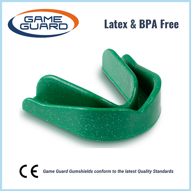 Chrániče zubů Game Guard Sparkle - zelená