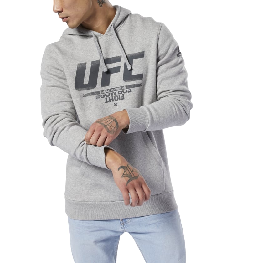 Reebok UFC Fan mikina - šedá, DU4577