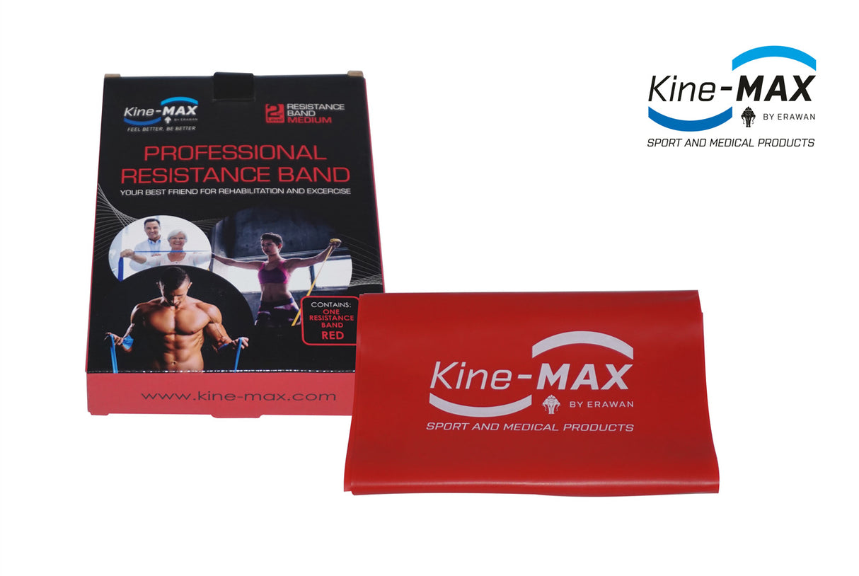 Kine-Max Resistance Band Level 2 - červená, RB-L2-RED.01