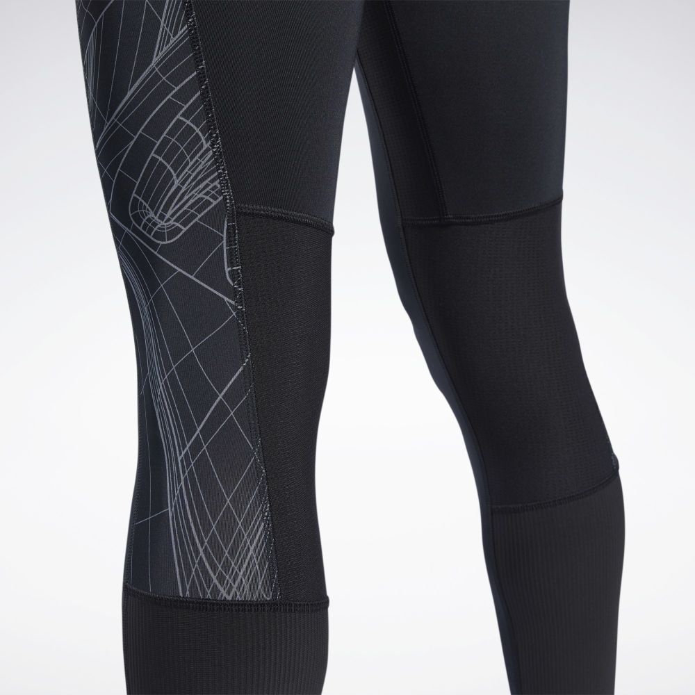 Reebok Compression Printed Leginy, FS8583