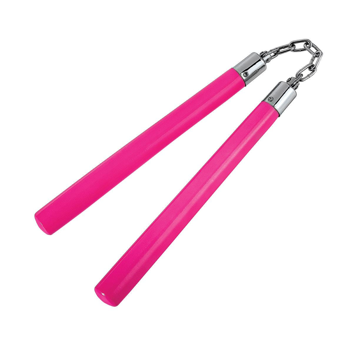 Nunchaku Century neonové s řetězem - neon. růžová, 121432921412