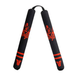 Fighter Soft Ninja nunchaku - černá/červená