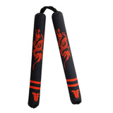 Fighter Soft Dragon nunchaku - černá/červená