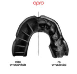 Chrániče zubů - OPRO UFC - GOLD level Junior - černá/zlatá, 2266001