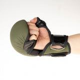 Rukavice Fighter MMA Training - khaki, FMG-001KB