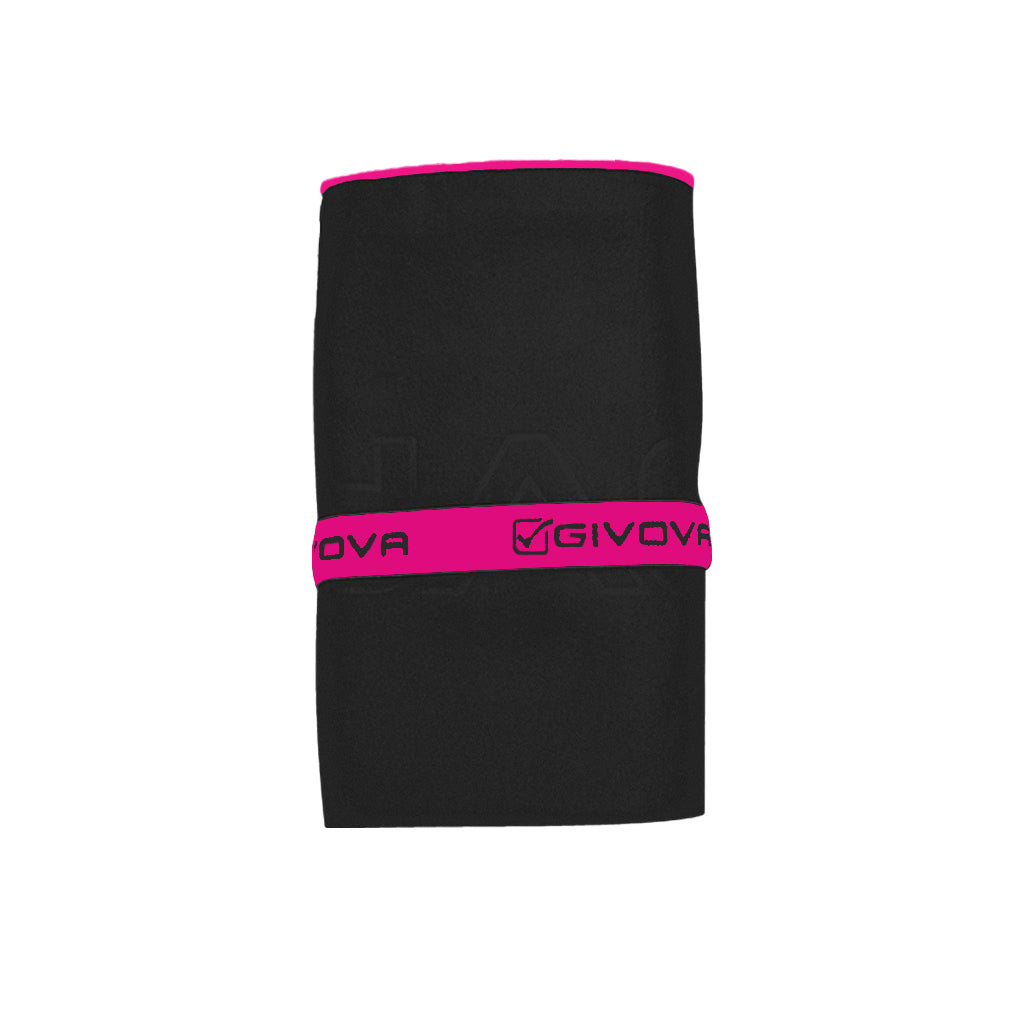 Givova MICROFIBER ručník - černá/růžová