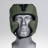 Přilba Fighter Sparring Pro - khaki/camo, FHG-001CKH