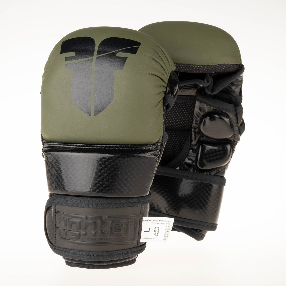 Rukavice Fighter MMA Training - khaki, FMG-001KB