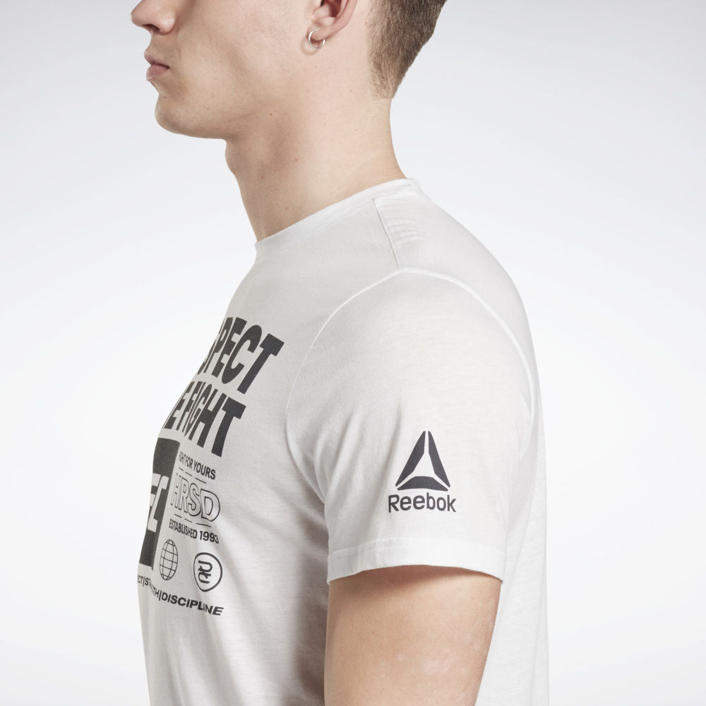 Reebok UFC Fan Gear triko - bílá, FU1292