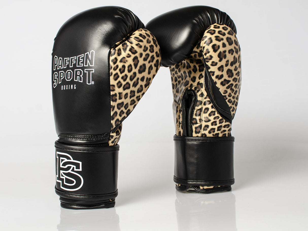 Paffen Sport dámské boxerské rukavice Leo - černá/hnědá, 218501010