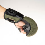 Rukavice Fighter MMA Training - khaki, FMG-001KB