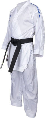 Hayashi kumite kimono AirDeluxe - WKF approved, bílá/modrá, 0474-11