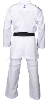 Hayashi kumite kimono Flexz WKF approved - Bílá/modrá, 043-16