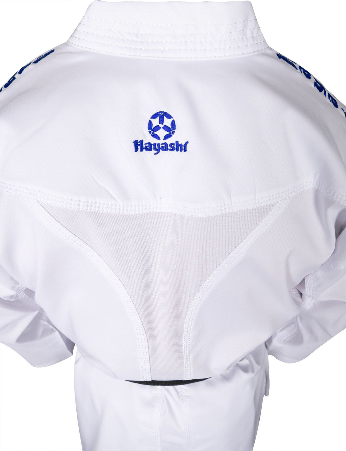 Hayashi kumite kimono Flexz WKF approved - Bílá/modrá, 043-16