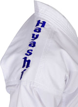 Hayashi kumite kimono Flexz WKF approved - Bílá/modrá, 043-16