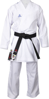 Hayashi kumite kimono Flexz WKF approved - Bílá/modrá, 043-16