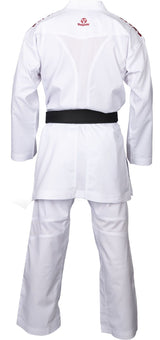 Hayashi kumite kimono Flexz WKF approved - Bílá/červená, 043-14