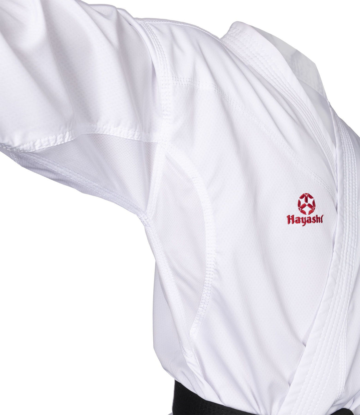 Hayashi kumite kimono Flexz WKF approved - Bílá/červená, 043-14