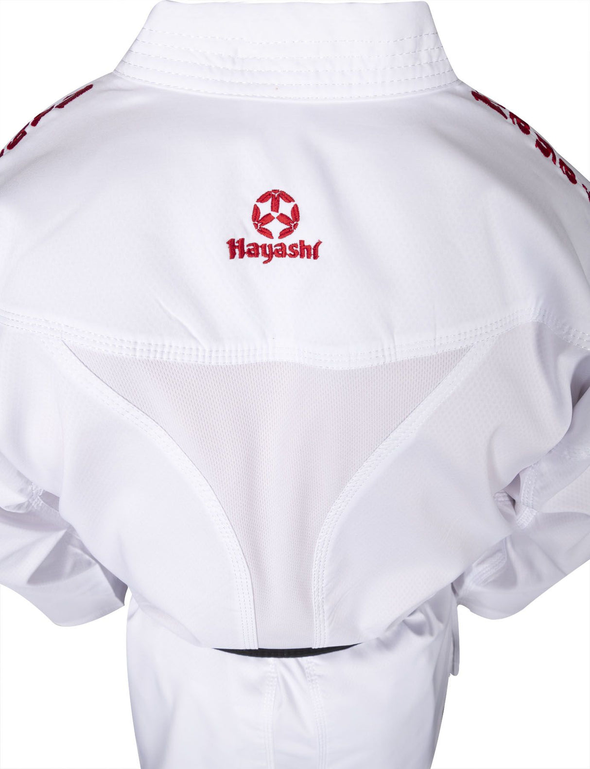 Hayashi kumite kimono Flexz WKF approved - Bílá/červená, 043-14