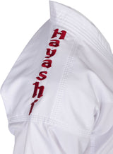 Hayashi kumite kimono Flexz WKF approved - Bílá/červená, 043-14