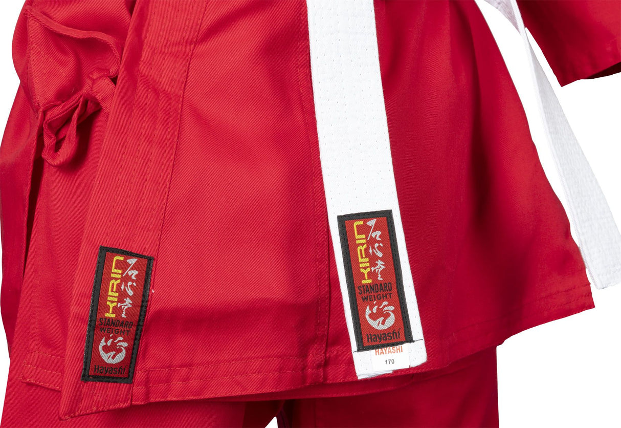 Hayashi karate gi KIRIN - červená, 022-4