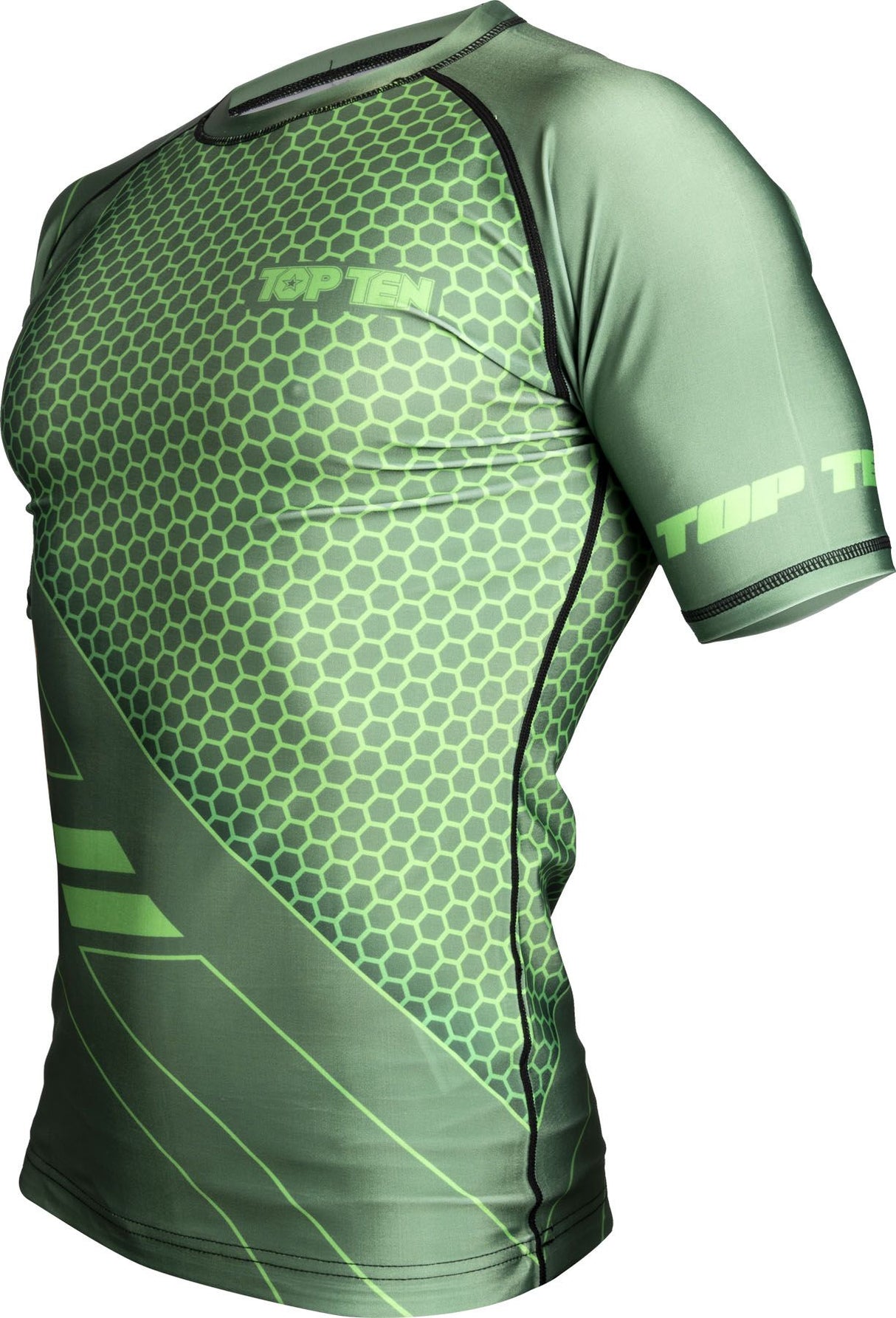 Top Ten rashguard COMBat - zelená, 14152